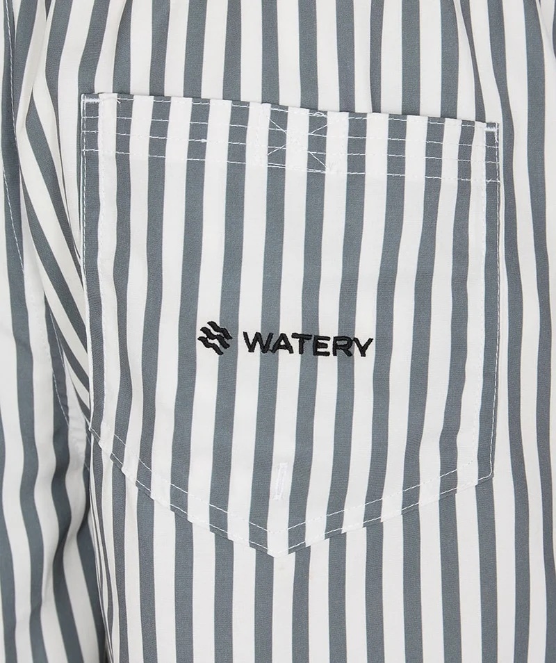 Watery Badeshorts für Herren - Lagoon Eco - Weiß/Grau