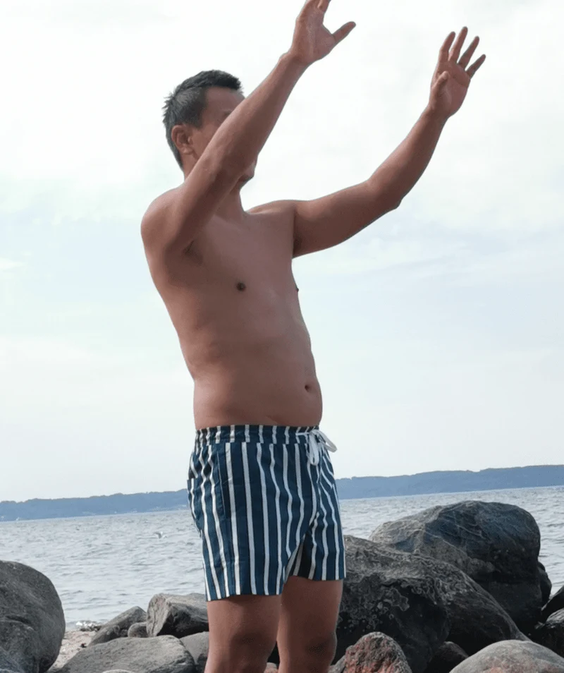 Watery Badeshorts für Herren - Signature Eco - Blau