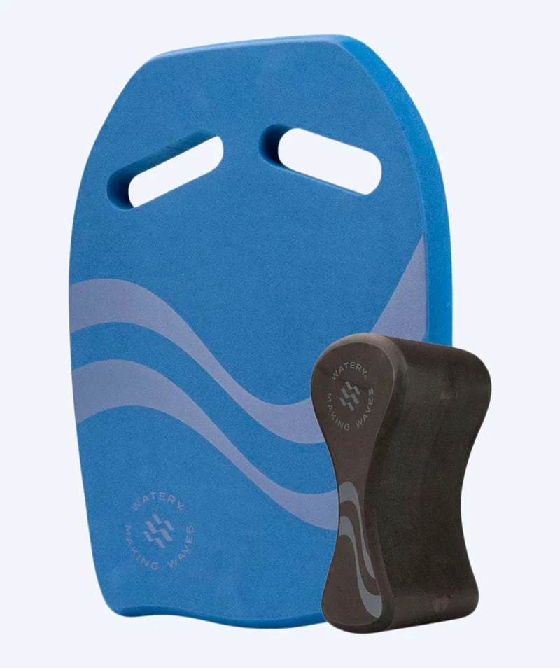 Watery Set mit Pull Buoy und Schwimmbrett - Heat