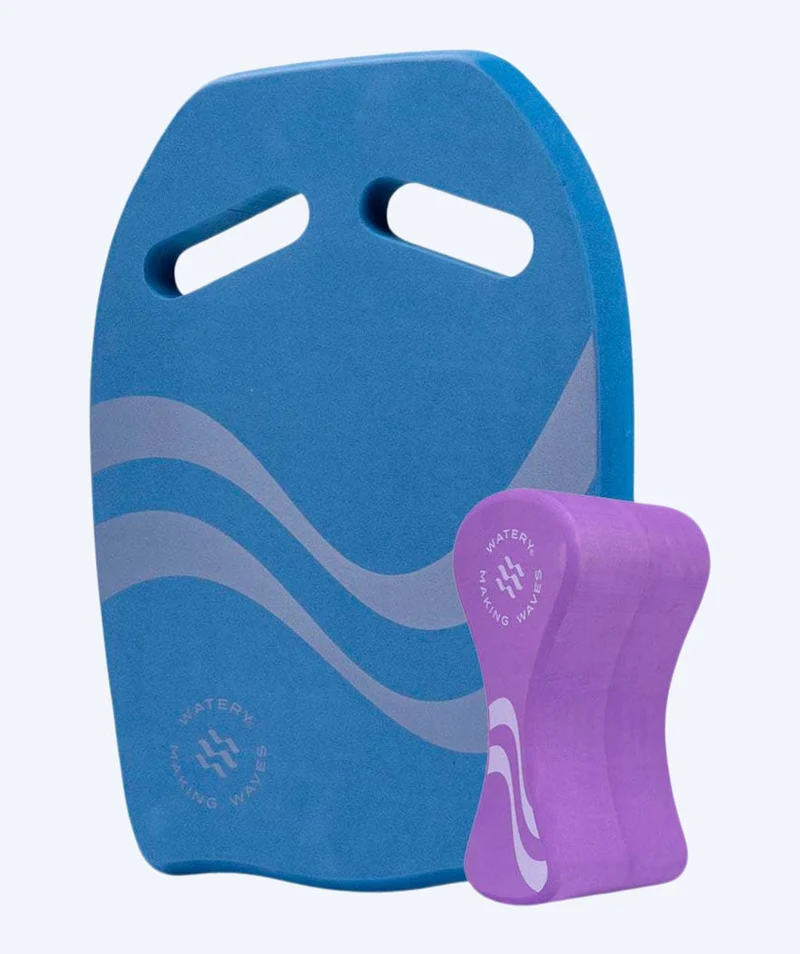Watery Set mit Pull Buoy und Schwimmbrett - Heat