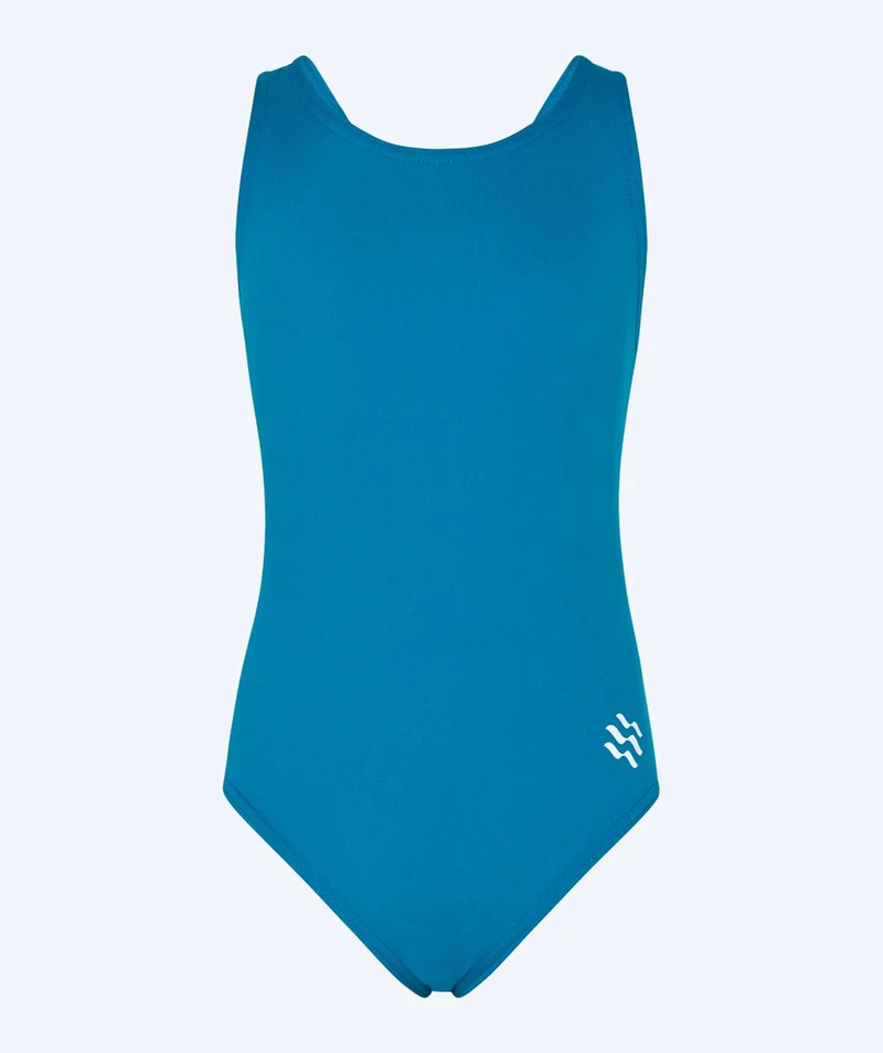 Watery Badeanzug für Mädchen - Eco Poolparty - Nordic Blue