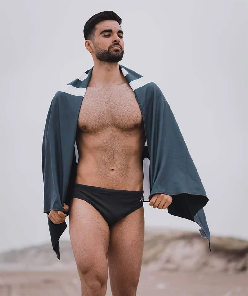 Watery Badeslip für Herren - Budgie Eco - Grau