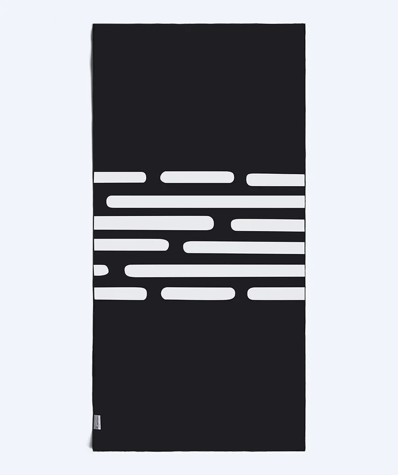 Watery Mikrofaser Badetuch (160 x 80 cm) - Eco Nebraska - Schwarz