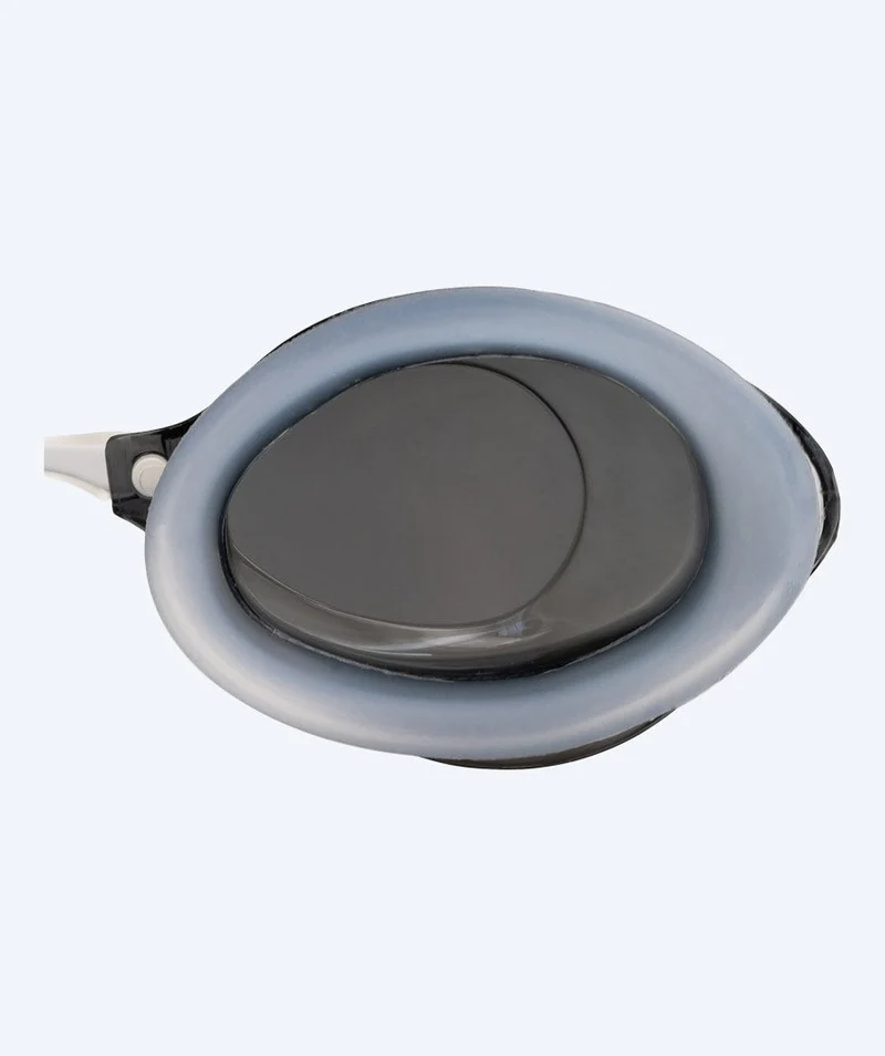 Watery Schwimmbrille - Stealth Mirror - Weiß/Silber