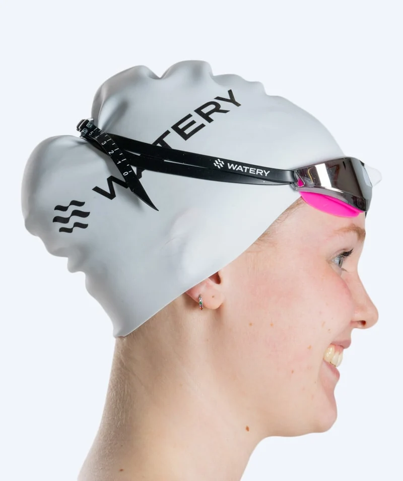 Watery Schwimmbrille - Instinct Mirror - Rosa/Silber
