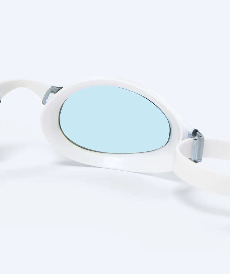 Watery Elite Schwimmbrillen - Poseidon Mirror - Weiß/Blau