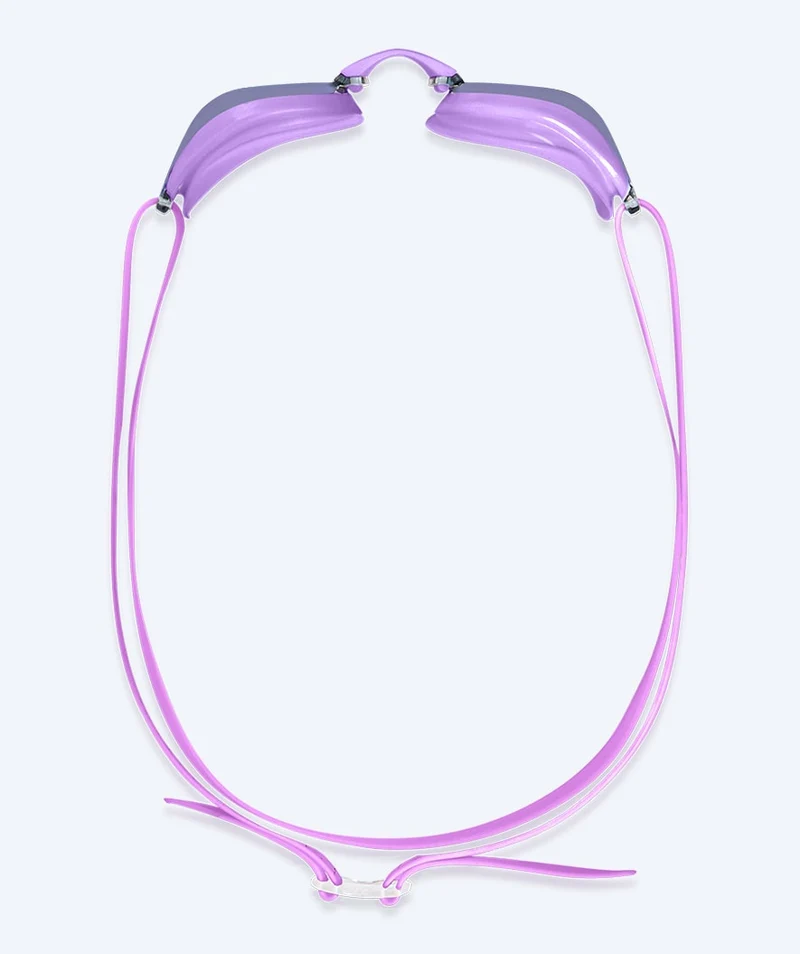 Watery Elite Schwimmbrillen - Poseidon Mirror - Lila/Silber