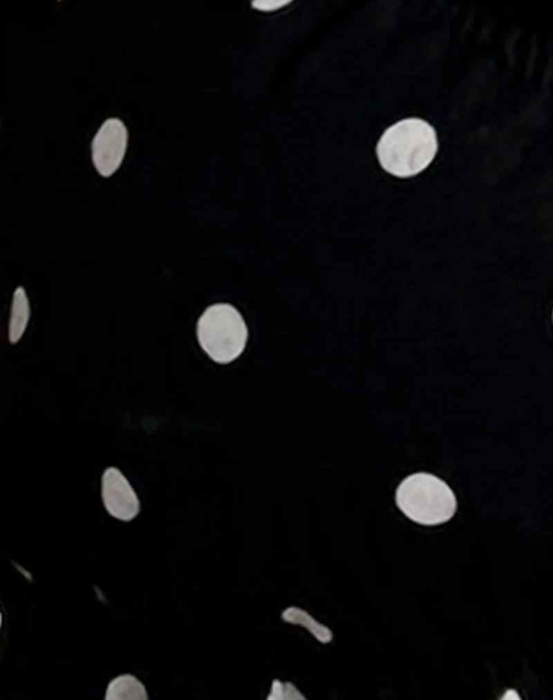 Tiga Bralette in Polka Schwarz
