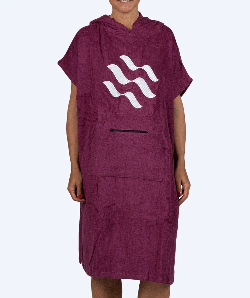 Watery Badeponcho für Erwachsene - Baumwolle - Lila