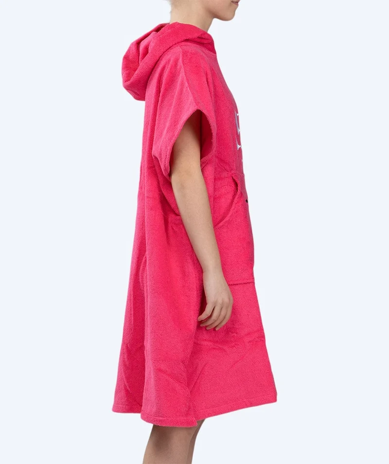 Watery Badeponcho für Junioren (6-15) - Baumwolle - Rosa