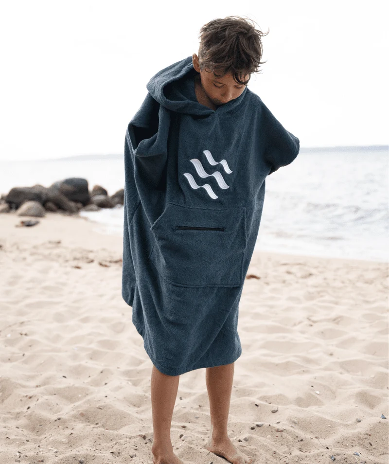 Watery Badeponcho für Junioren (6-15) - Baumwolle - Rosa