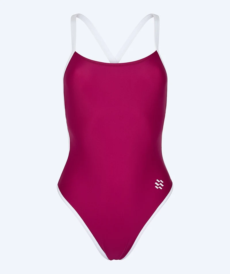 Watery Badeanzug für Damen - Eco Sunkissed Solid - Ruby Red