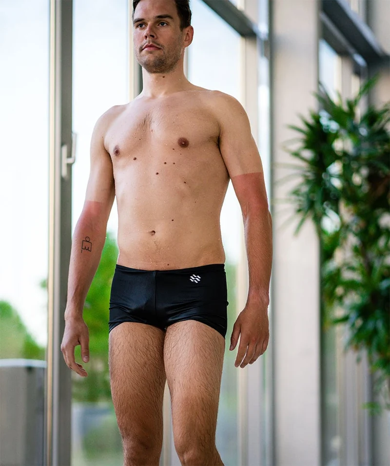 Watery Aquashorts für Herren - Flaming Vegas Eco - Schwarz