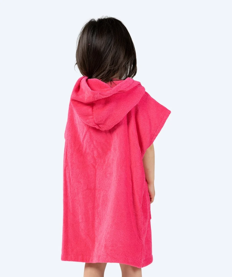 Watery Badeponcho für Kinder (1-6) - Baumwolle - Rosa