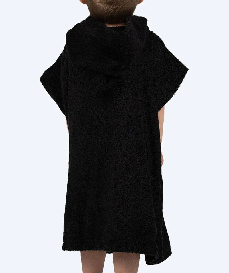 Watery Badeponcho für Kinder (1-6) - Baumwolle - Schwarz