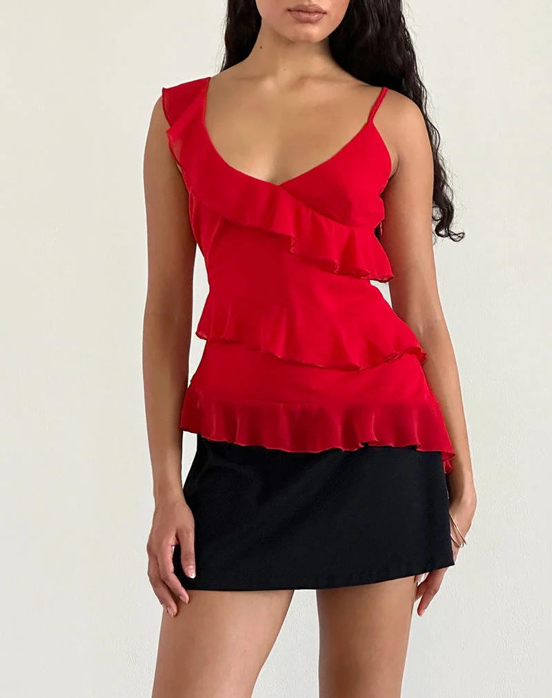 Irani Top in Rot