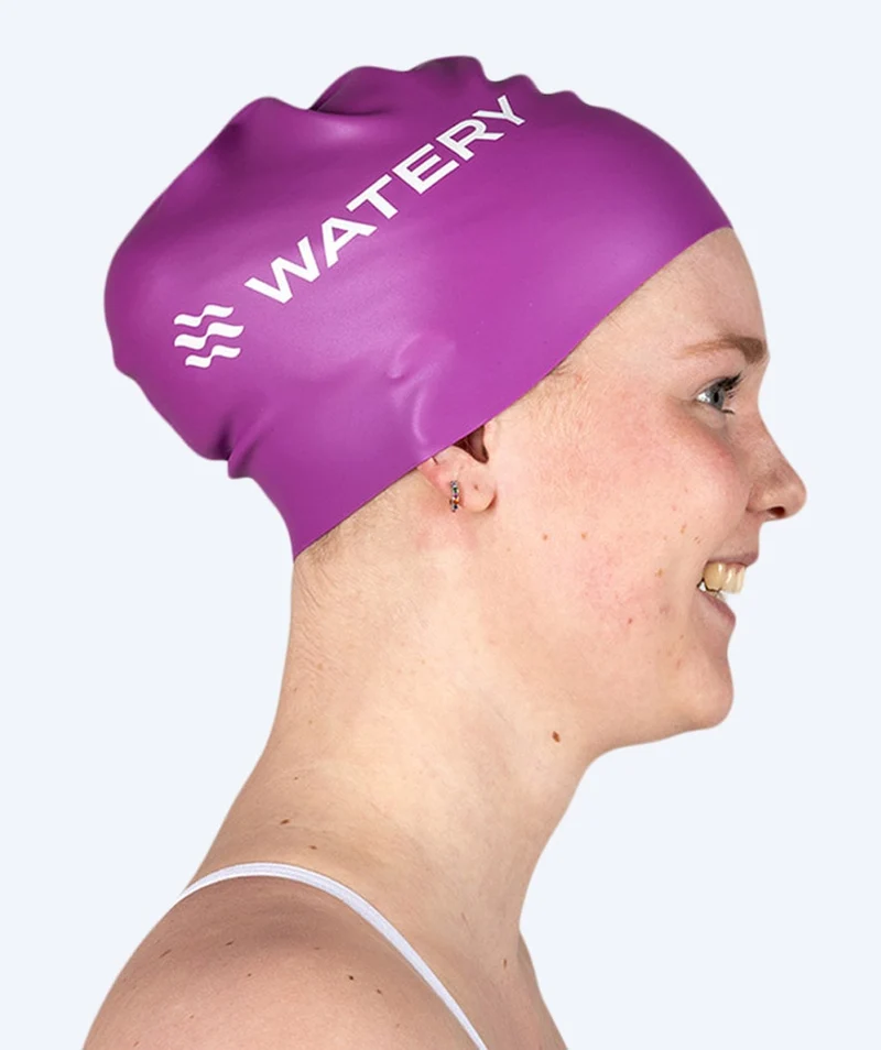 Watery Badekappe (ab 10 Jahre) - Signature - Violet