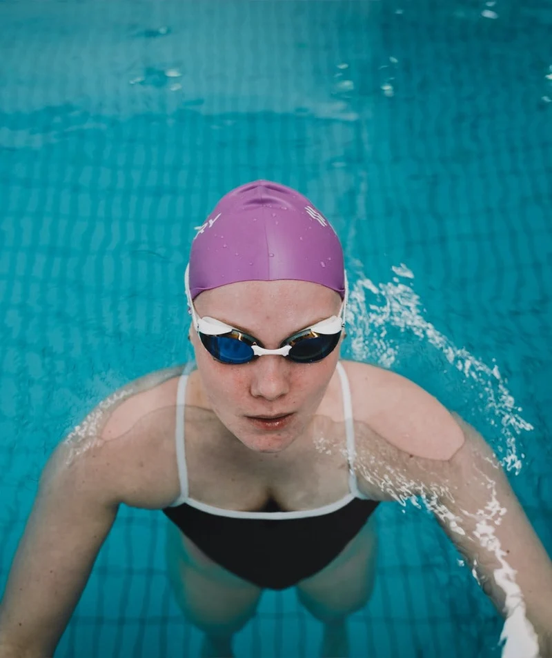 Watery Badekappe (ab 10 Jahre) - Signature - Violet
