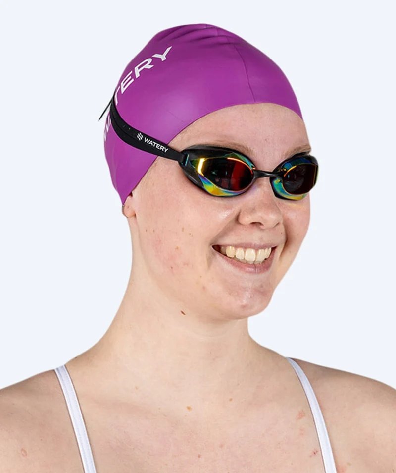 Watery Badekappe (ab 10 Jahre) - Signature - Violet
