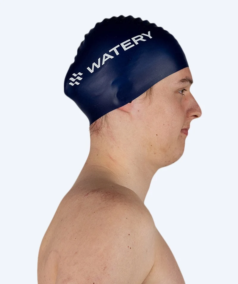 Watery Badekappe (ab 10 Jahre) - Signature - Dunkelblau
