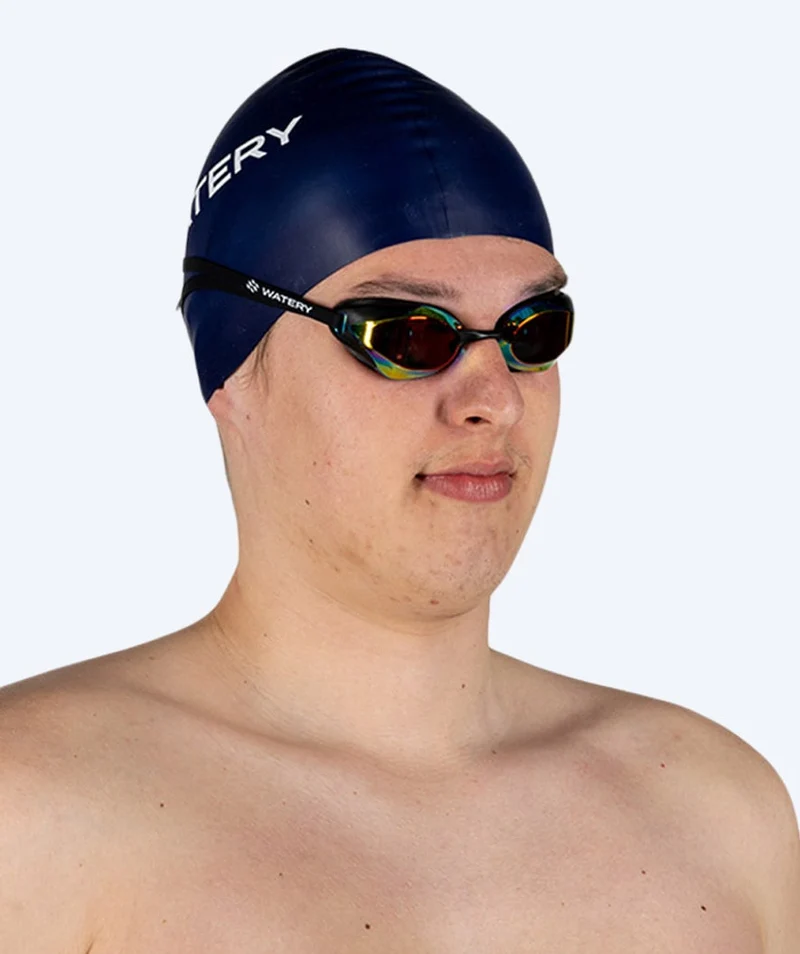 Watery Badekappe (ab 10 Jahre) - Signature - Dunkelblau