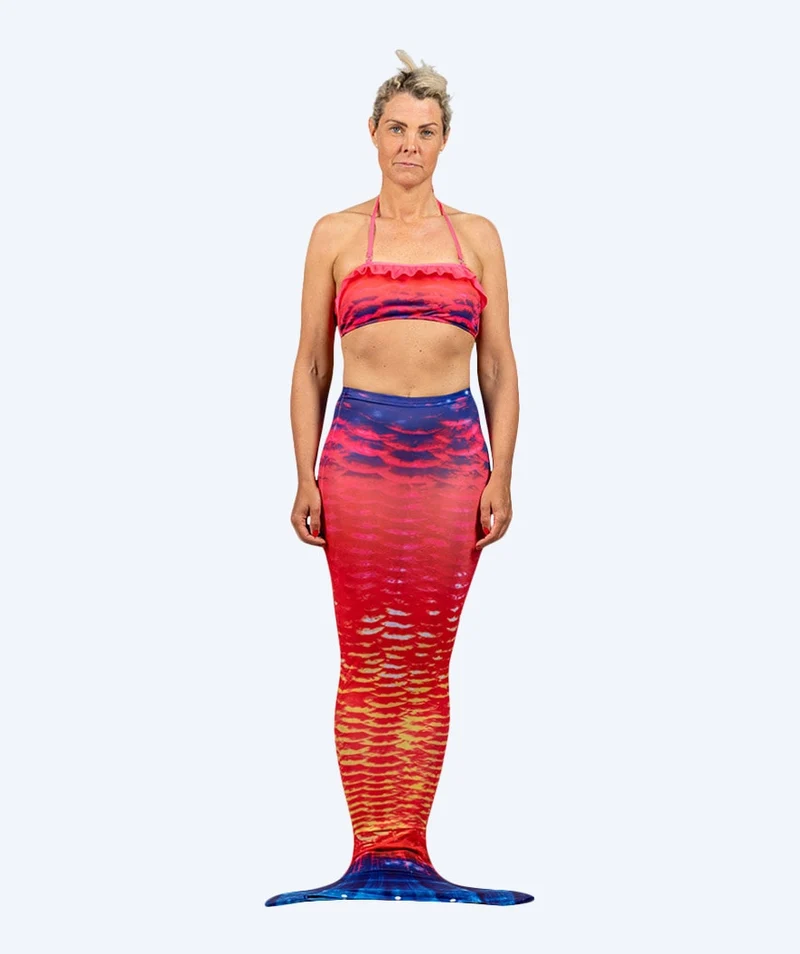 Watery Meerjungfrau Bikini Top für Damen - Sunrise