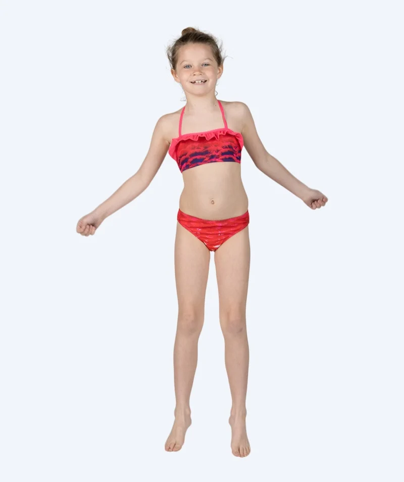 Watery Meerjungfrau Bikini Top für Mädchen - Sunrise