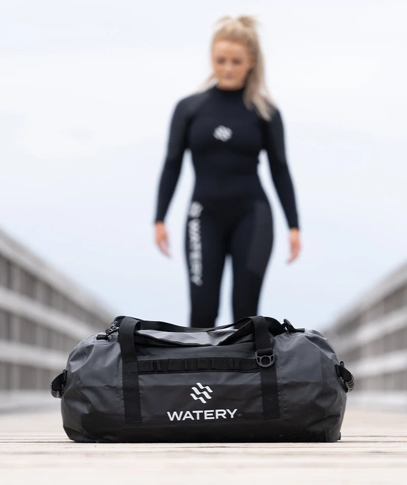 Watery wasserdichter Duffel Bag - Swim 50L - Schwarz