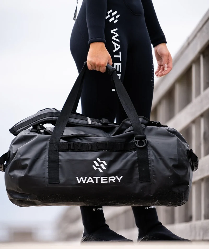Watery wasserdichter Duffel Bag - Swim 50L - Schwarz