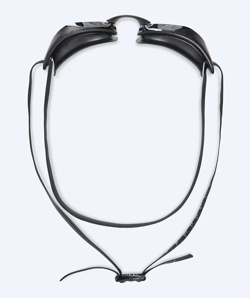 Watery Elite Schwimmbrillen - Poseidon Ultra Mirror - Schwarz/Silber