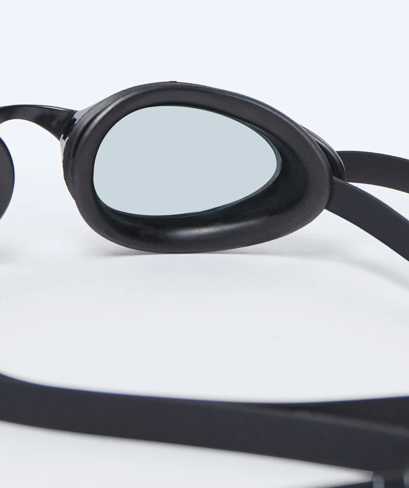 Watery Elite Schwimmbrillen - Poseidon Ultra Mirror - Schwarz/Silber