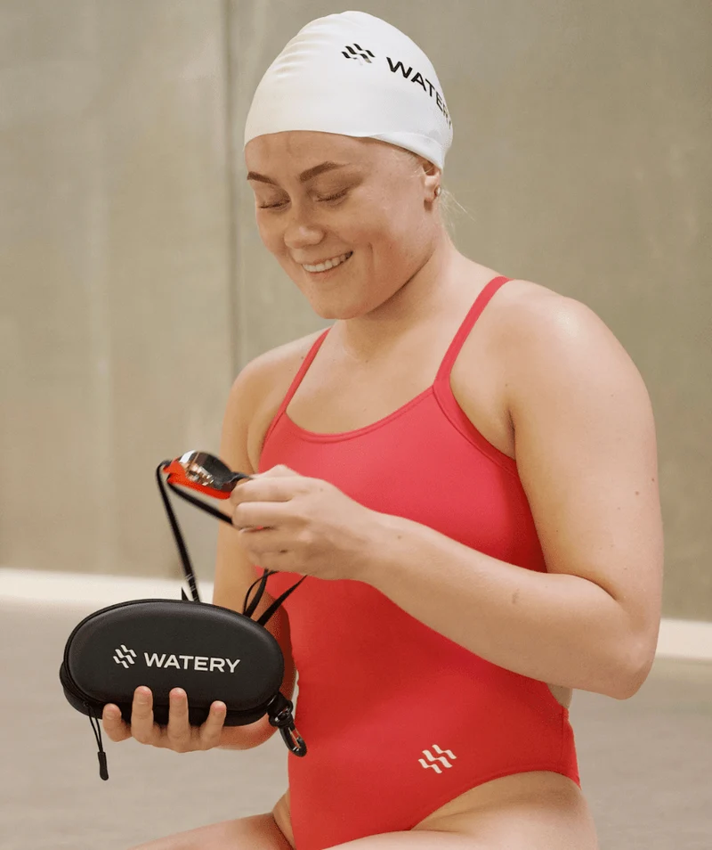 Watery Etui für Schwimmbrillen - Active - Orange