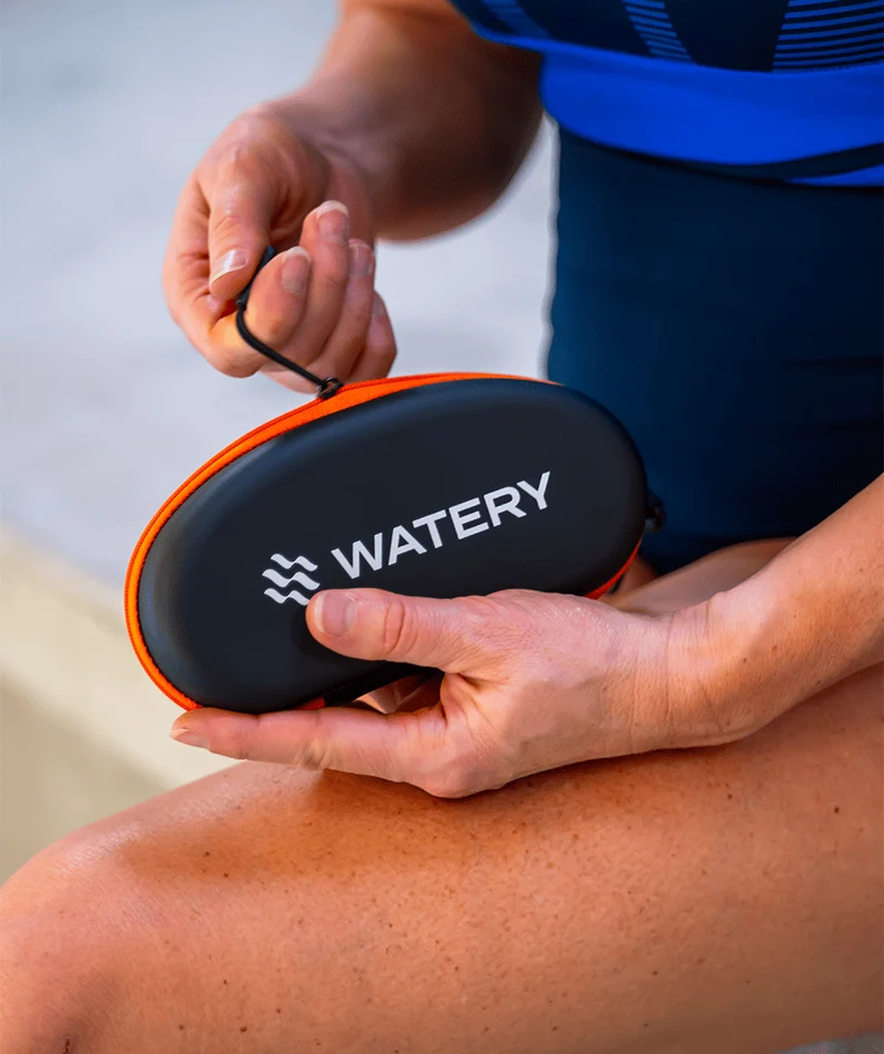 Watery Etui für Schwimmbrillen - Active - Orange