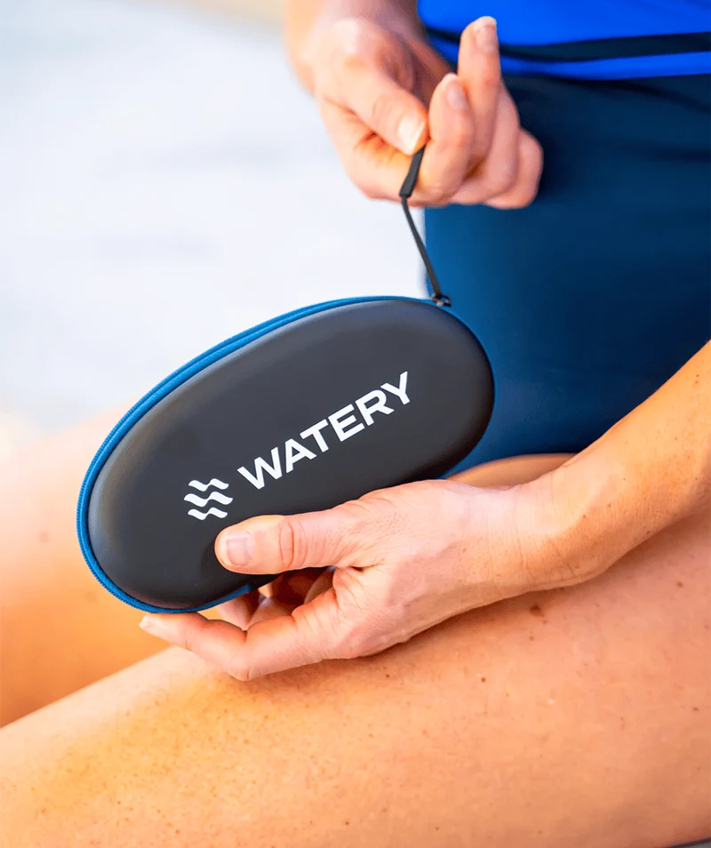 Watery Etui für Schwimmbrillen - Active - Schwarz