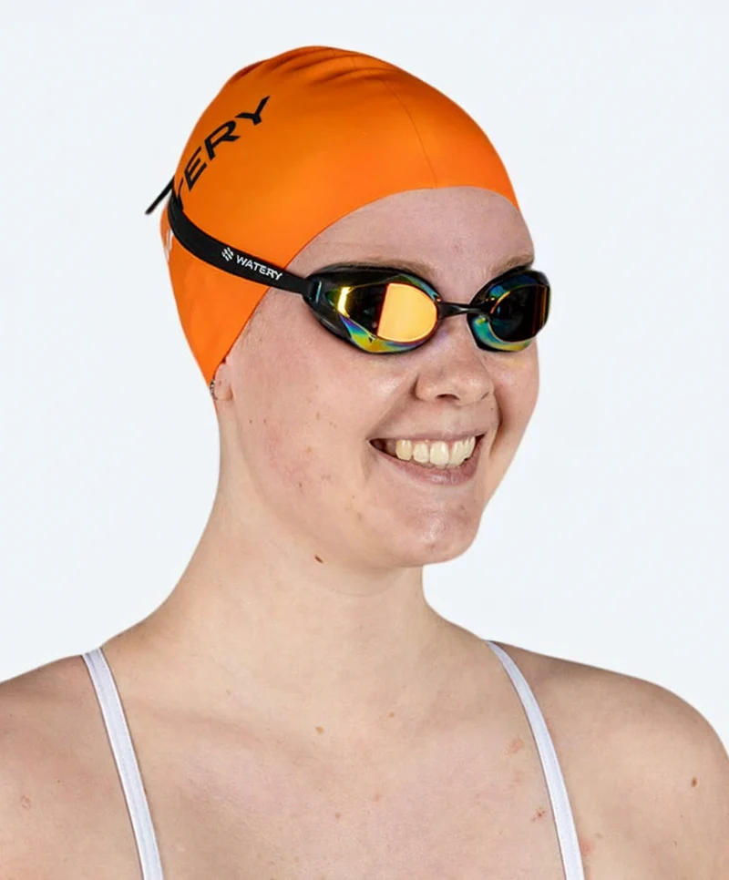 Watery Badekappe (ab 10 Jahre) - Signature - Orange