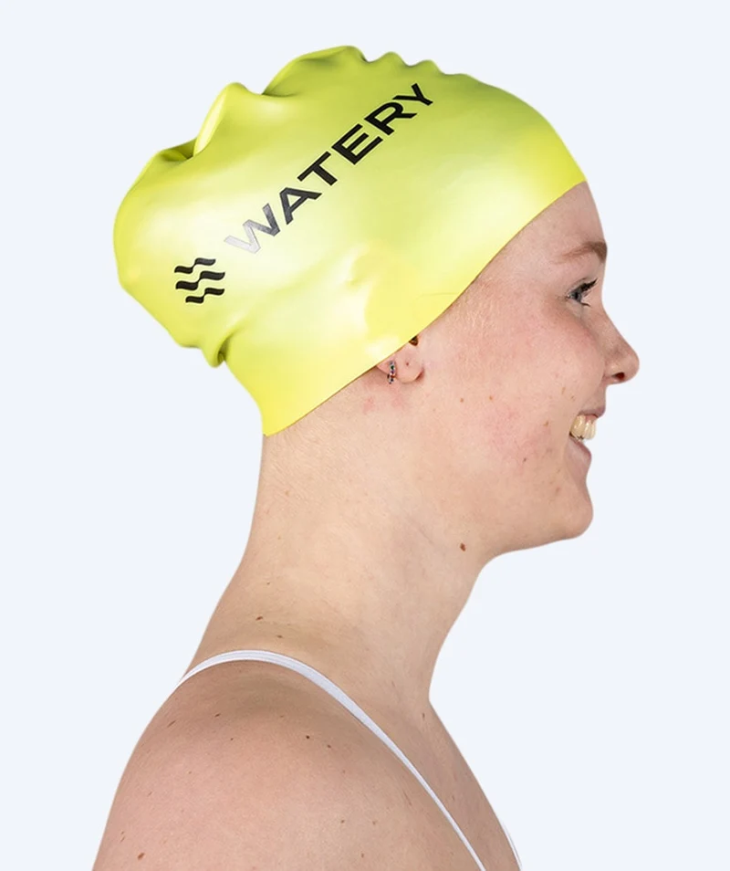 Watery Badekappe (ab 10 Jahre) - Signature - Fluo Gelb