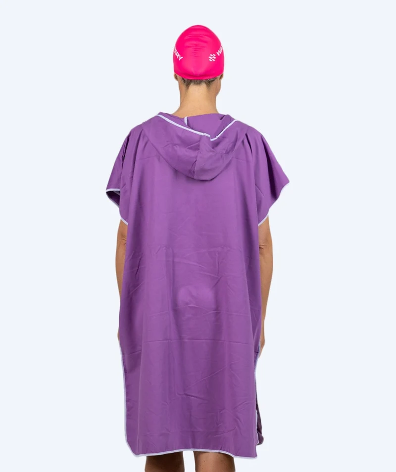 Watery Badeponcho für Erwachsene - Mikrofaser - Lila