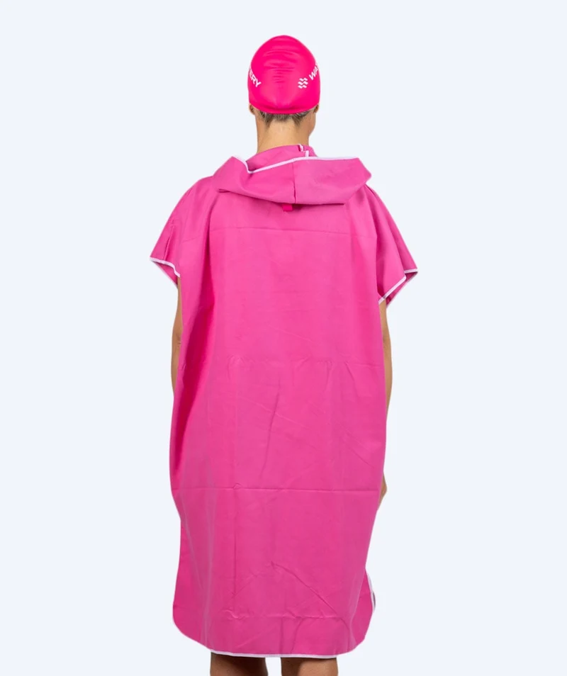 Watery Badeponcho für Erwachsene - Mikrofaser - Rosa