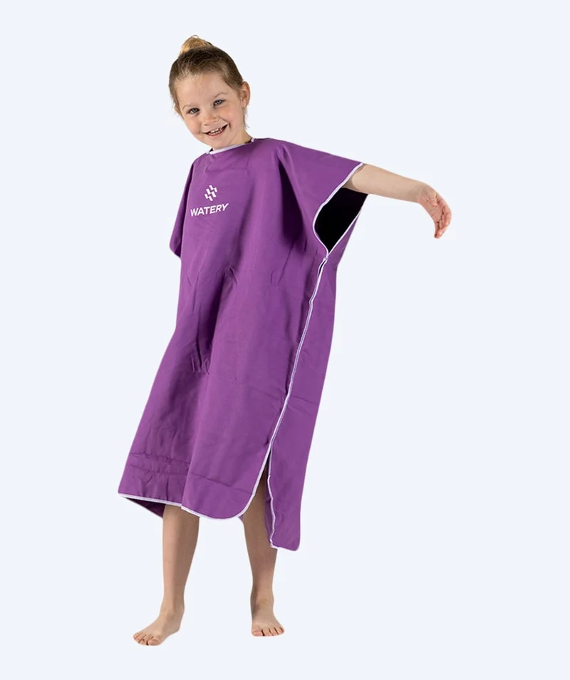 Watery Badeponcho für Junioren (6-15) - Mikrofaser - Lila