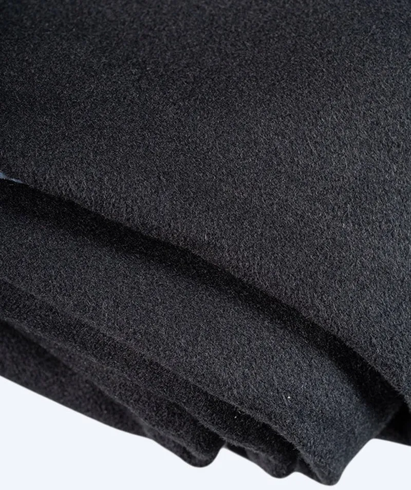 Watery Badeponcho für Junioren (6-15) - Mikrofaser - Schwarz