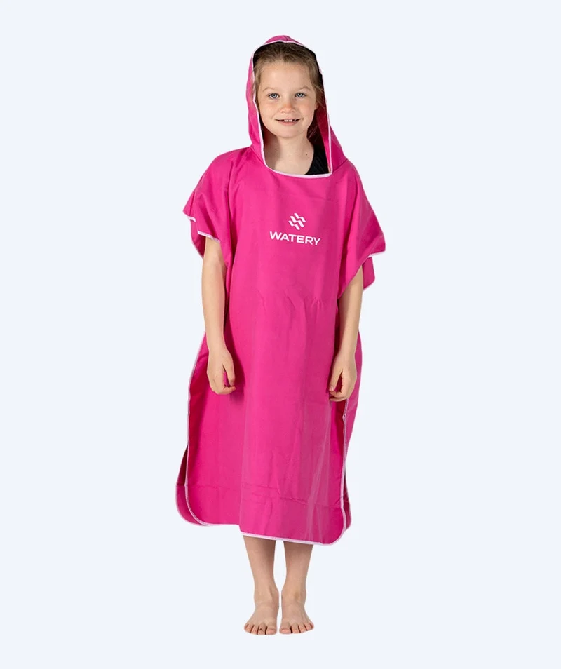 Watery Badeponcho für Junioren (6-15) - Mikrofaser - Rosa