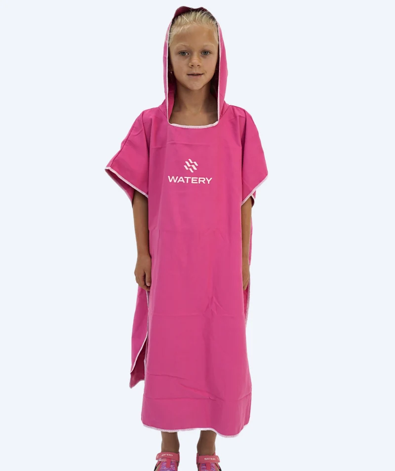 Watery Badeponcho für Junioren (6-15) - Mikrofaser - Rosa