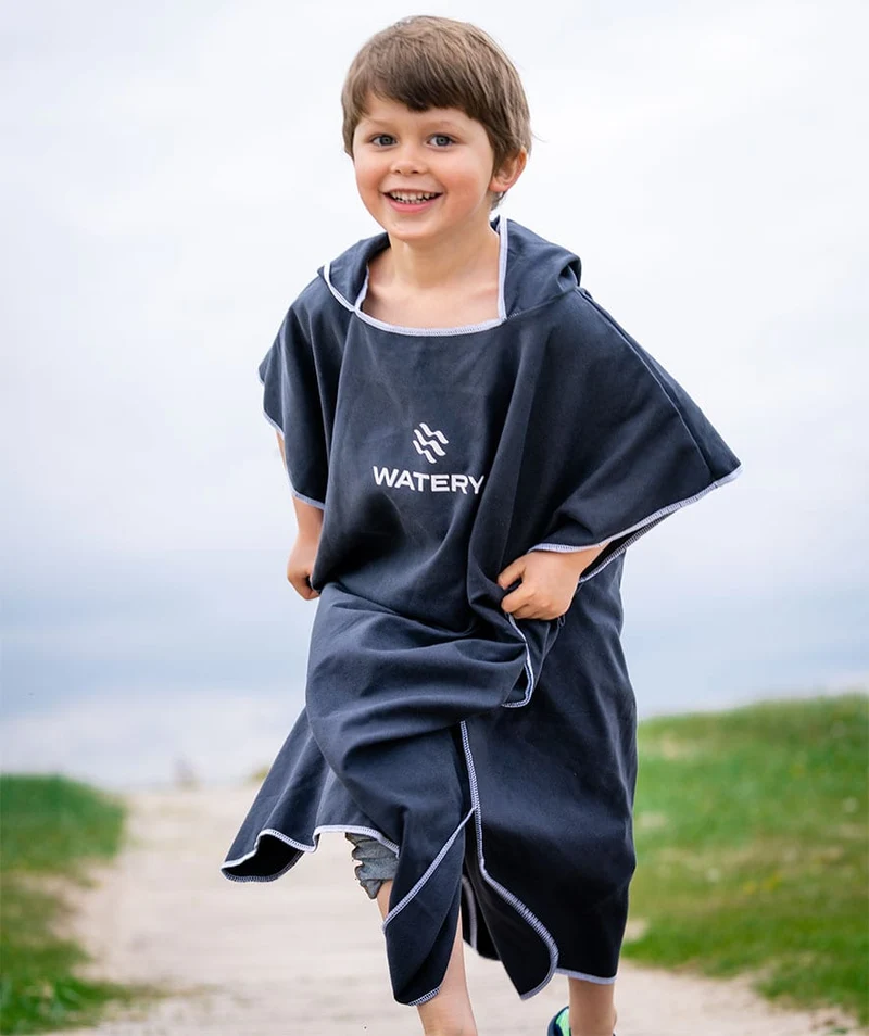 Watery Badeponcho für Junioren (6-15) - Mikrofaser - Rosa