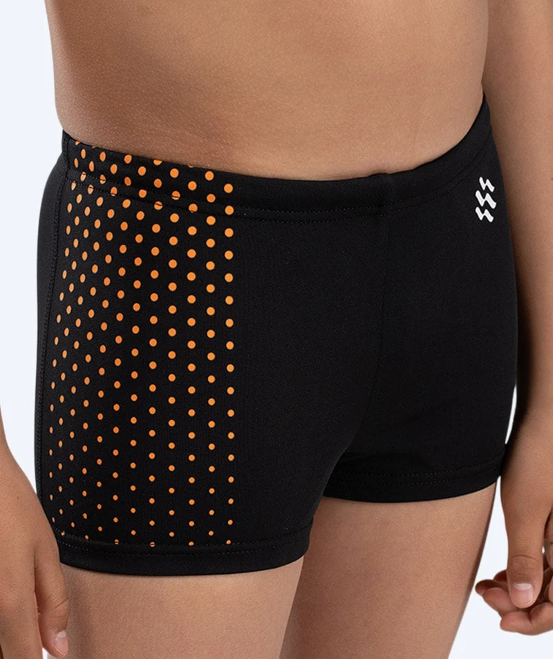 Watery Badehose für Jungen - Flaming Vegas Eco - Orange Sporty
