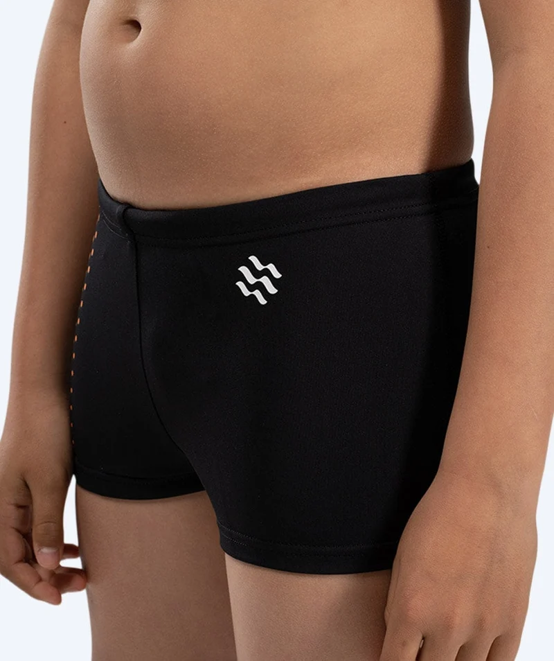 Watery Badehose für Jungen - Flaming Vegas Eco - Orange Sporty
