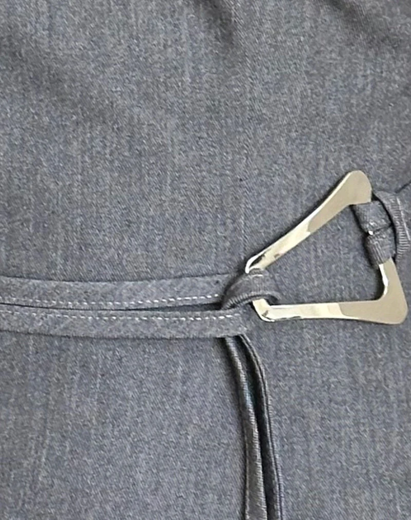 Sayaka One Shoulder Top in Tailoring Charcoal