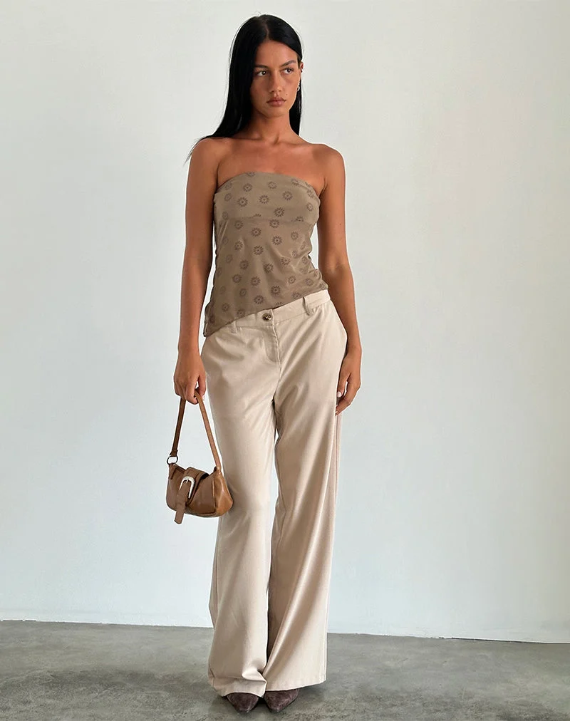 Bistara Top in Daisy Flock Hellbraun