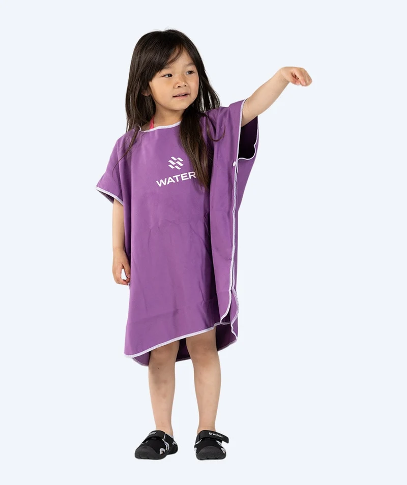 Watery Badeponcho für Kinder (1-6) - Mikrofaser - Lila