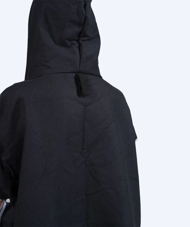 Watery Badeponcho für Erwachsene - Mikrofaser - Schwarz