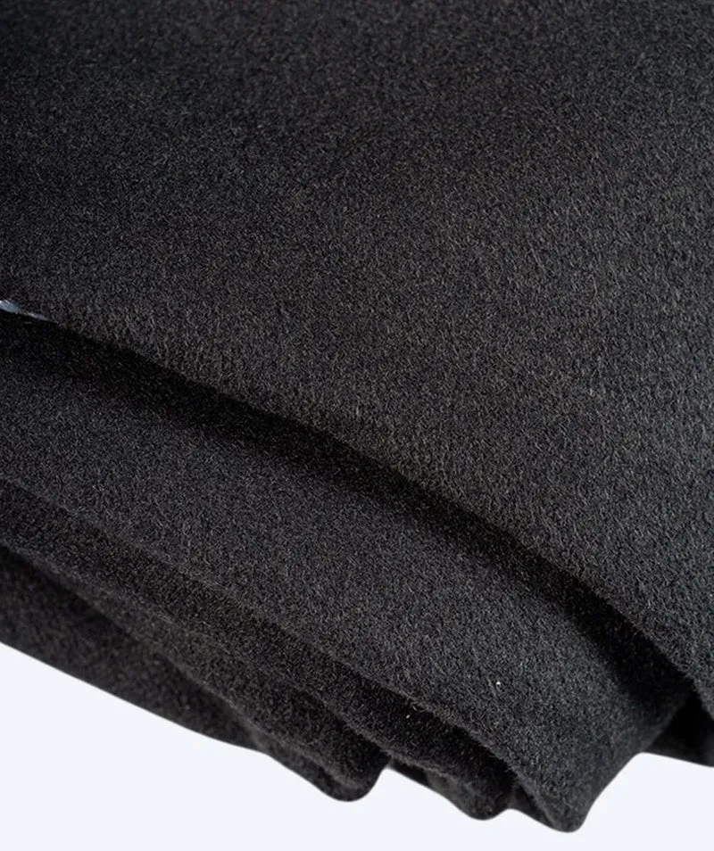 Watery Badeponcho für Erwachsene - Mikrofaser - Schwarz